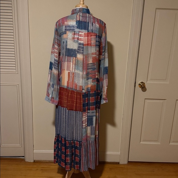 Tolani Multicolor Long Sleeve Maxi Dress - Picture 6 of 15